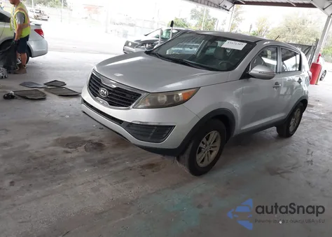 2011 Kia Sportage Lx from USA, damaged, VIN KNDPB3A27B7046963